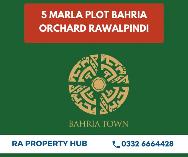 5 Marla Plot For Sale in Bahria Orchard Rawalpindi